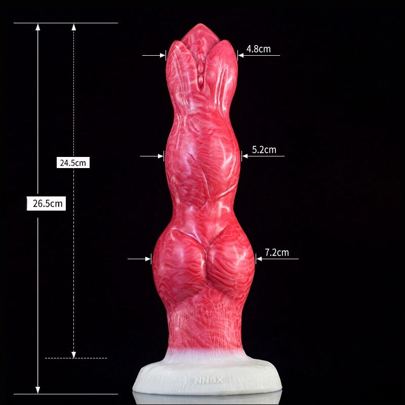 a pink dog dildo