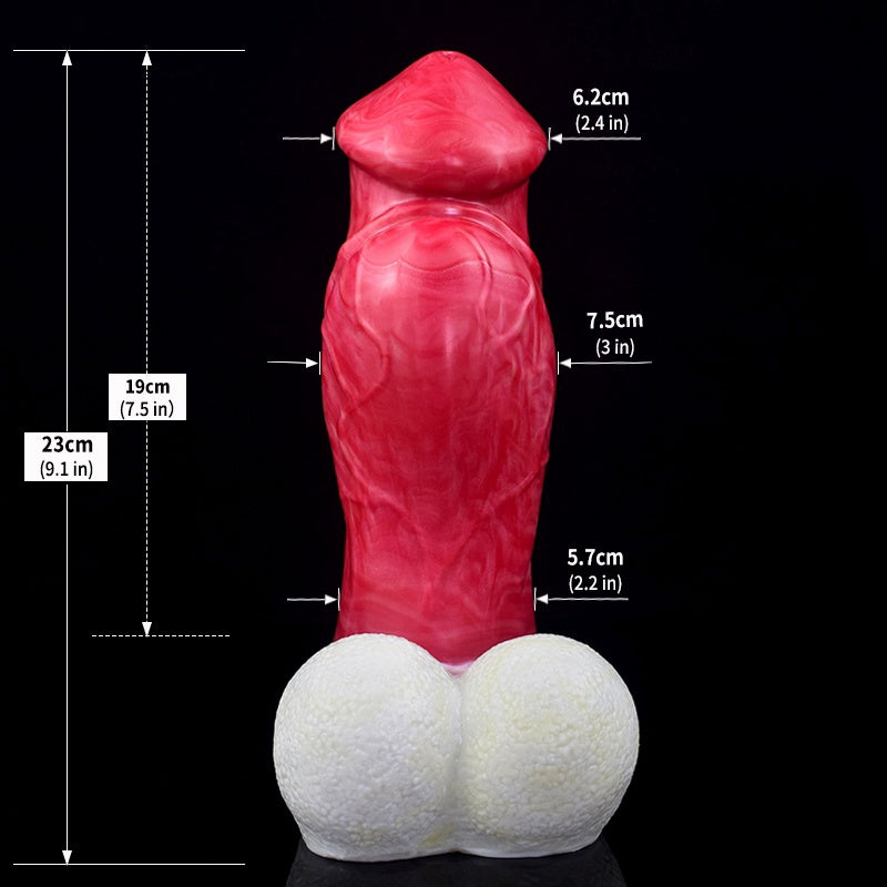 a pink animal dildo