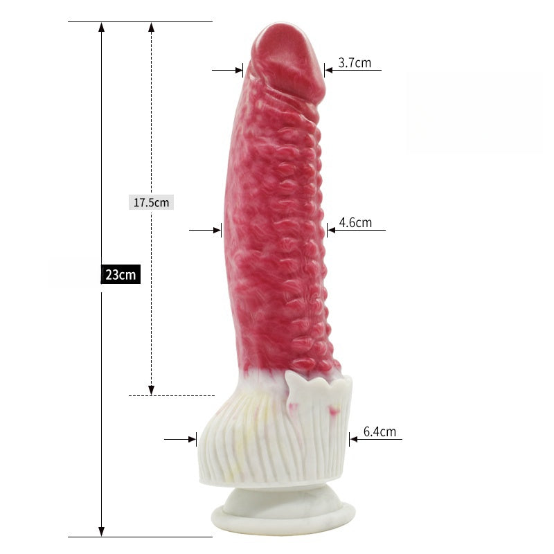 a pink wolf dildo