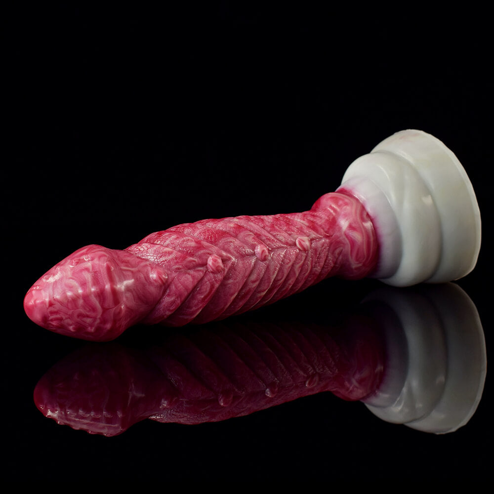 a pink dog dildo