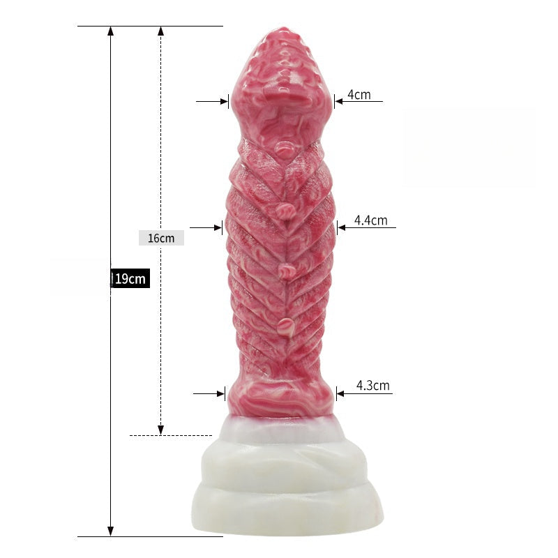 a pink dog dildo