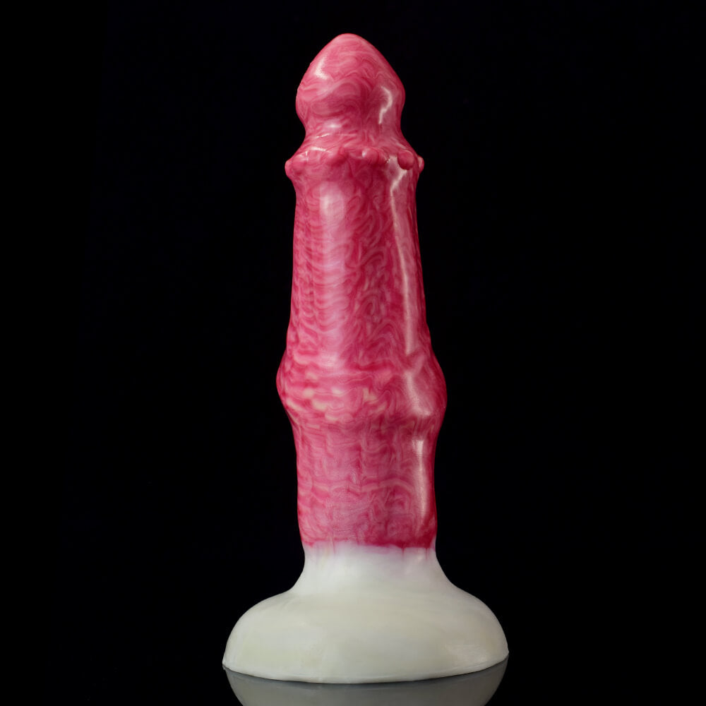 a pink dog dildo