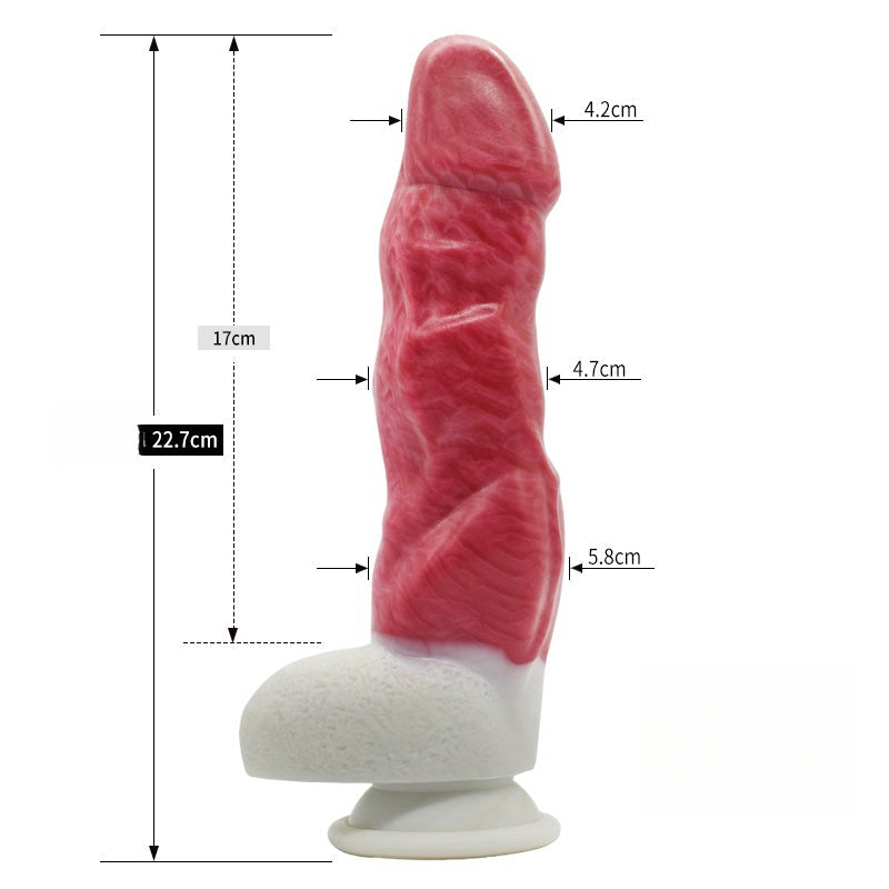 a pink dog dildo