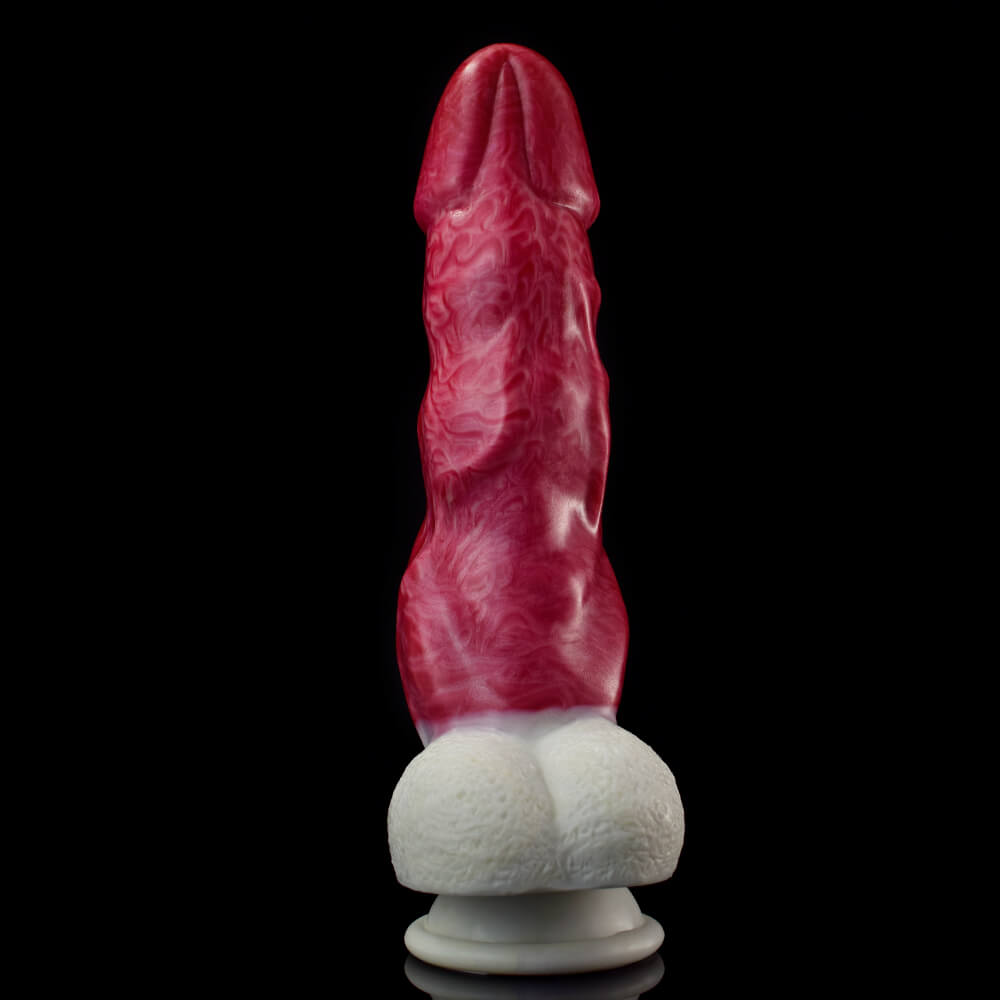 a pink dog dildo