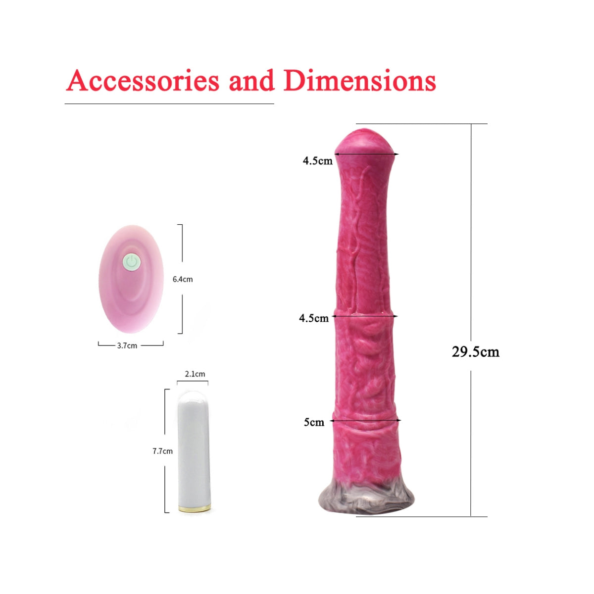 HORSE DILDO ANAL GIANT SILICONE 11 INCH PINK SOFT