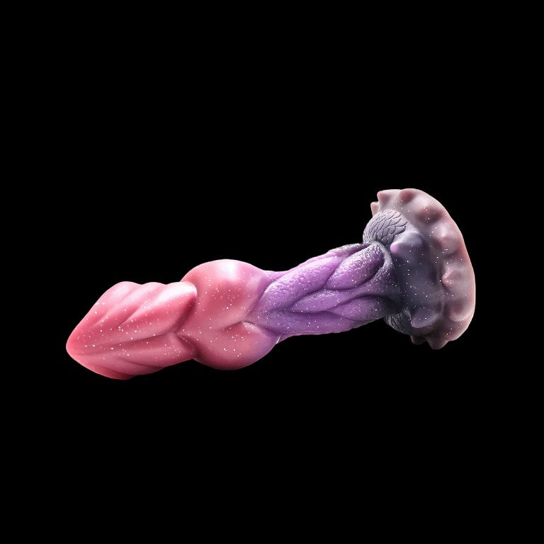 DILDO NOUÉ MONSTRE SILICONE 8 POUCES FANTASY