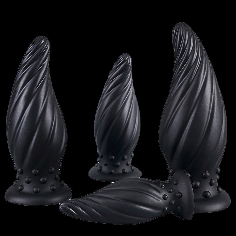 ANAL DILDO FOR FEMALE MONSTER 8 INCH BLACK