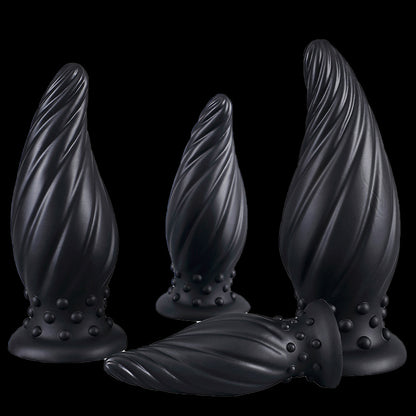 ANAL DILDO FOR FEMALE MONSTER 8 INCH BLACK