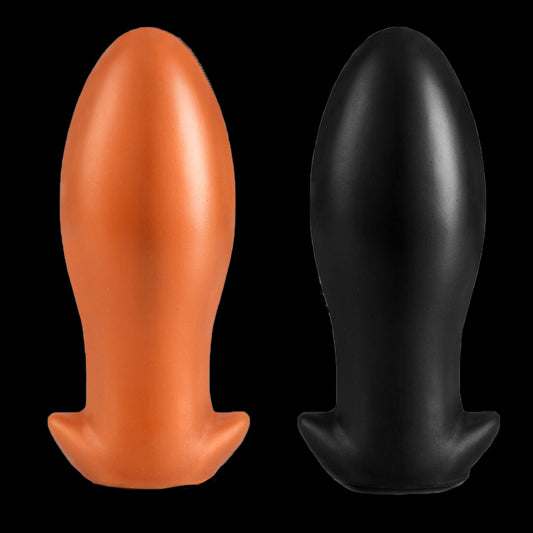 BIG ANAL DILDO 9 INCH BLACK SILICONE STARTER