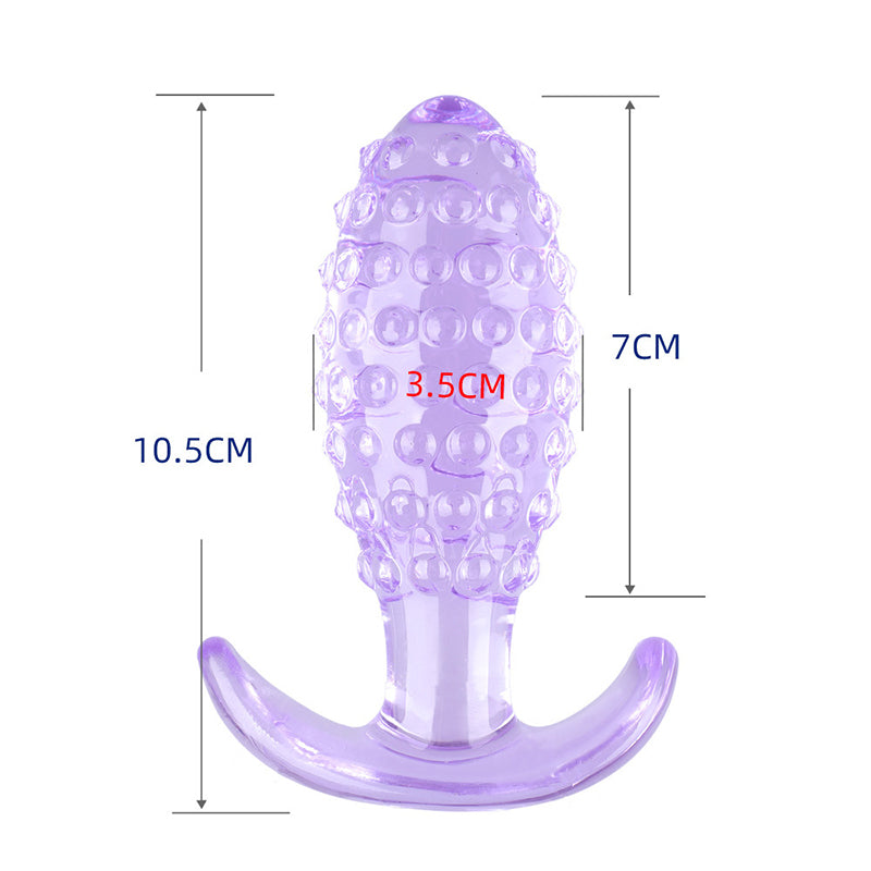 SMALL ANAL DILDO 5 INCH TRANSPARENT TRAINER