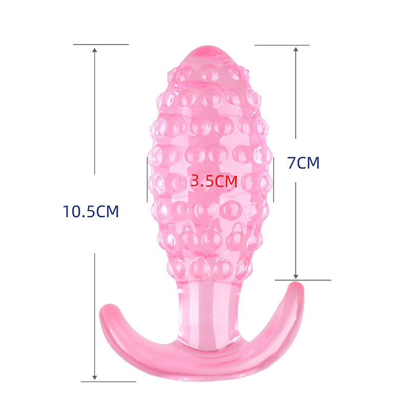 SMALL ANAL DILDO 5 INCH TRANSPARENT TRAINER