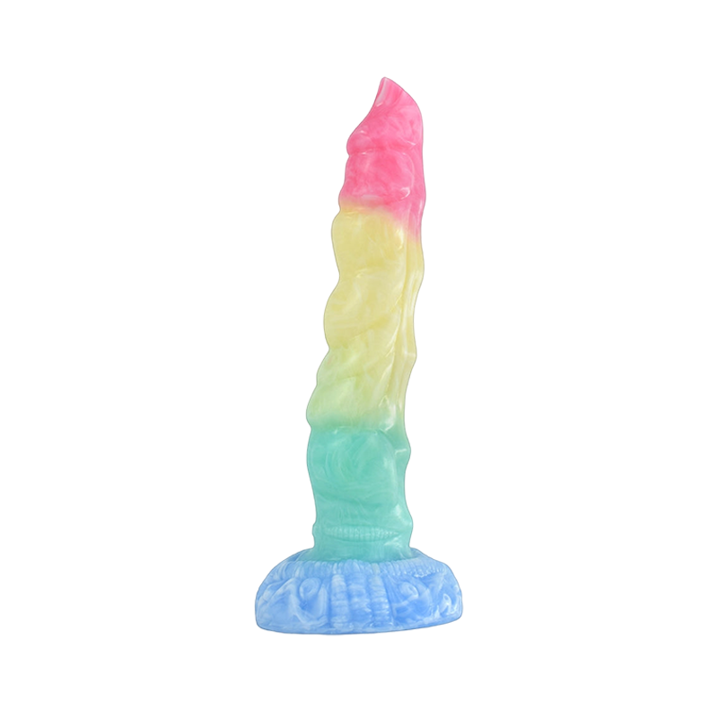 ANAL DILDO SILICONE 8 INCH COLORFUL