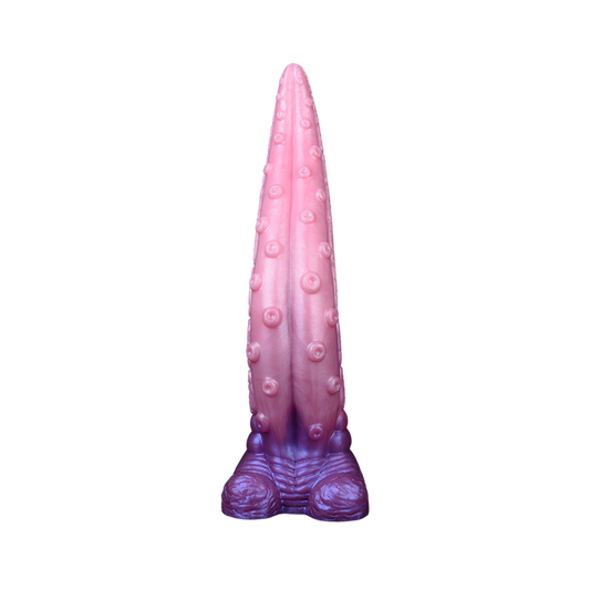 BIG DILDO ANAL SILICONE 11 INCH PINK MONSTER TOYS TAPERED