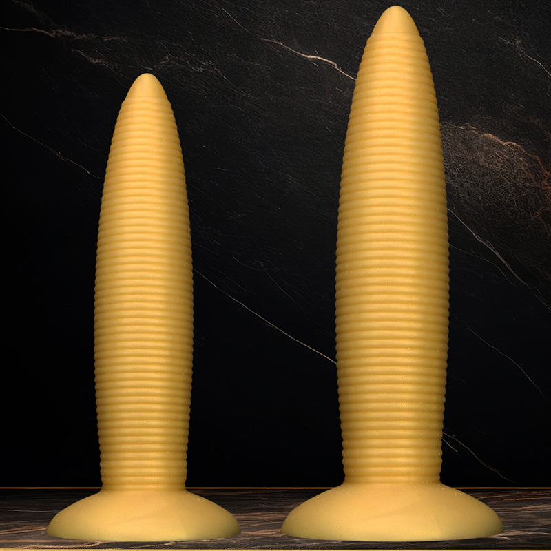 BIG DILDO ANAL SILICONE RIBBED NAIL 15 INCH