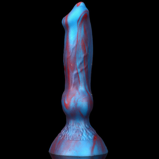 MONSTER DILDO ANAL SMALL SILICON 3 INCH BLUE