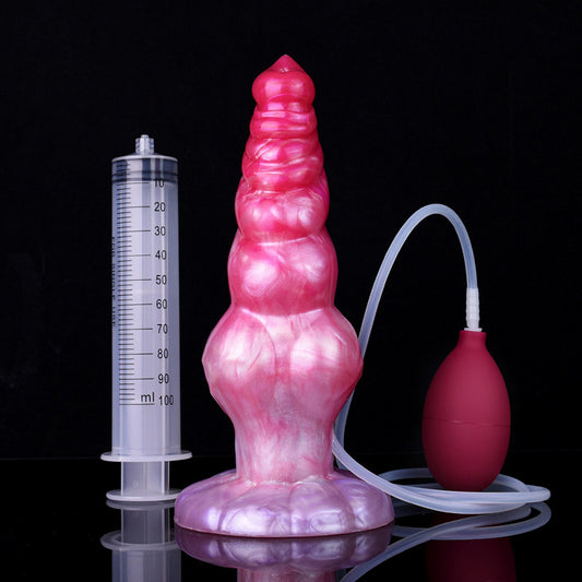 MONSTER DILDO ANAL SQUIRTING BIG 9 INCH PINK