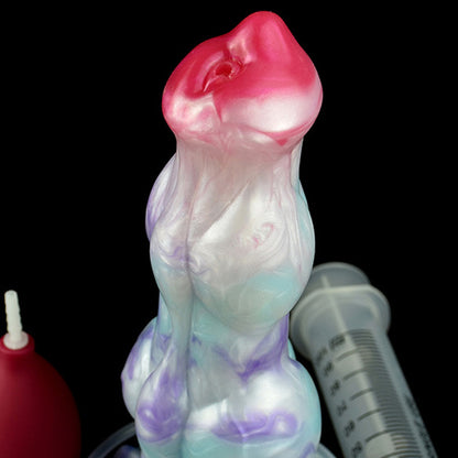 MONSTER DILDO ANAL SQUIRTING 9 INCH BLUE