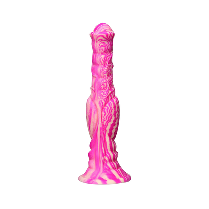 Gode ​​cheval fantaisie en silicone 30,5 cm rose