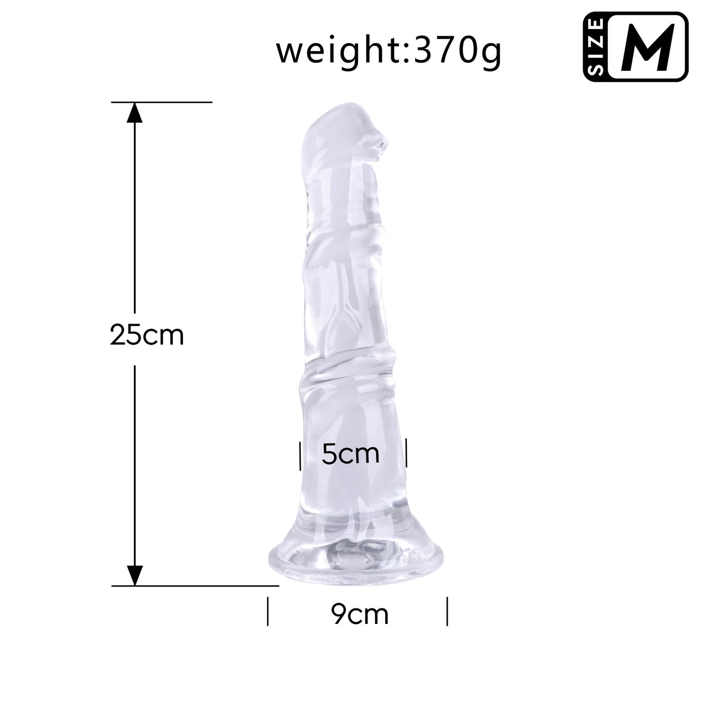 HORSE DILDO ANAL GIANT SILICONE 16 INCH CRYSTAL