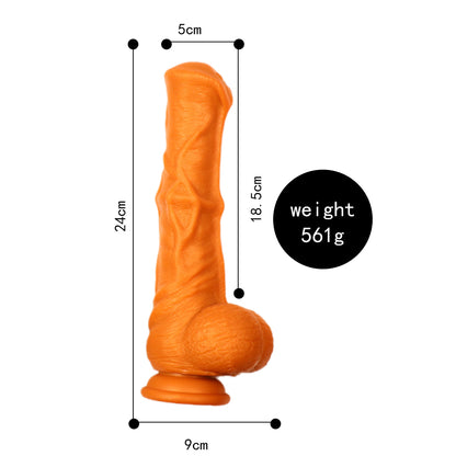 HORSE DILDO ANAL HUGE SILICONE 15 INCH FLESH SOFT