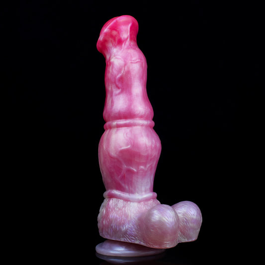 HORSE DILDO ANAL SILICONE 10 INCH PINK