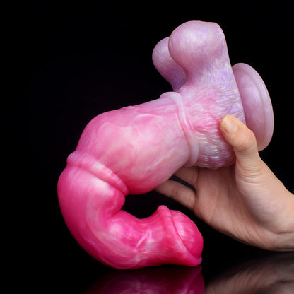 HORSE DILDO ANAL SILICONE 10 INCH PINK