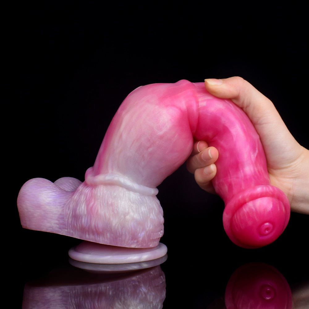 HORSE DILDO ANAL SILICONE 10 INCH PINK