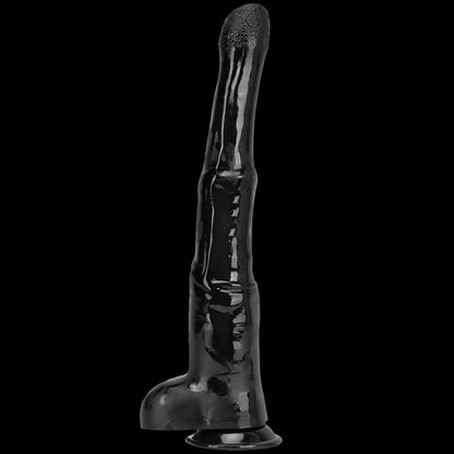 HORSE DILDO ANAL GIANT PVC 18 INCH LONG BLACK