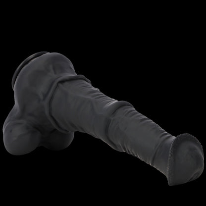 HORSE DILDO ANAL GIANT SILICONE 13 INCH BLACK