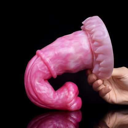 HORSE DILDO ANAL SILICONE 9 INCH PINK