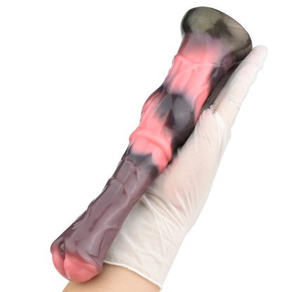 HORSE DILDO ANAL SILICONE LONG 10 INCH LOTUS COLOR SOFT