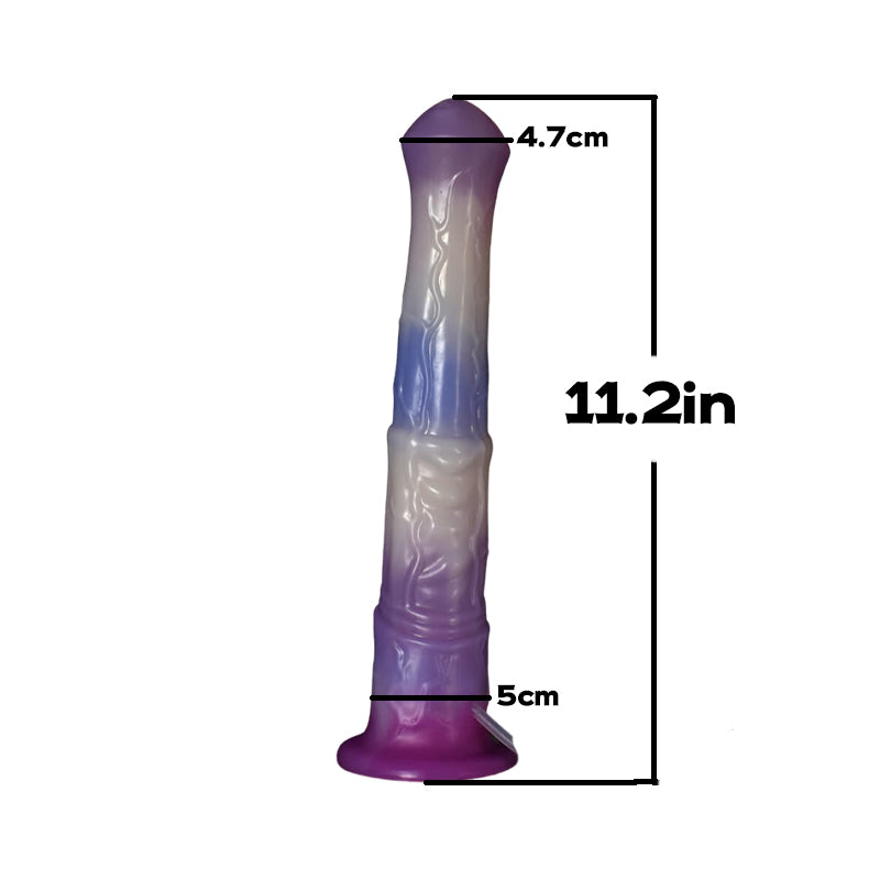 DILDO GÉANT CHEVAL SILICONE 11 POUCES ROSE