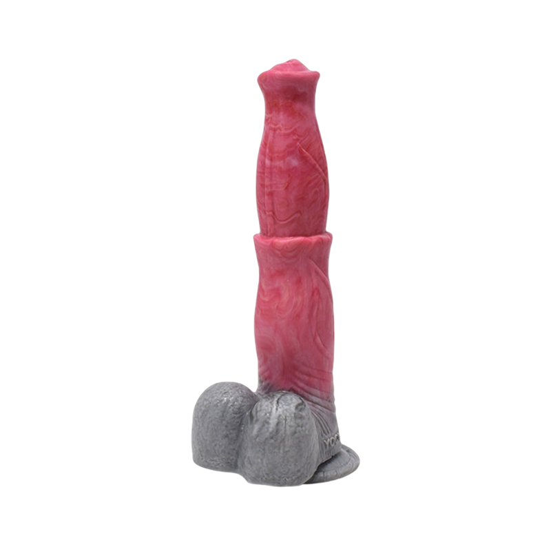 HORSE DILDO ANAL VIBRATING SILICONE 9 INCH PINK
