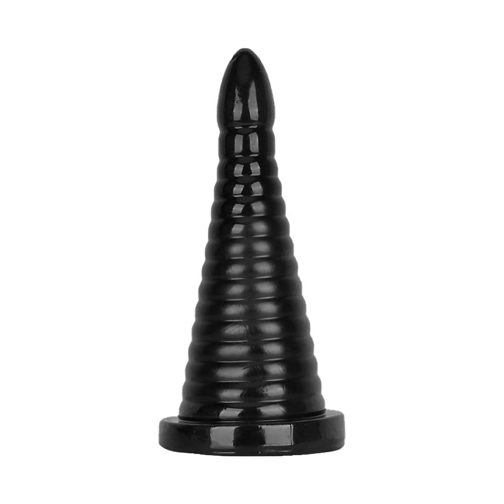 HUGE ANAL DILDO 14 INCH PVC BLACK