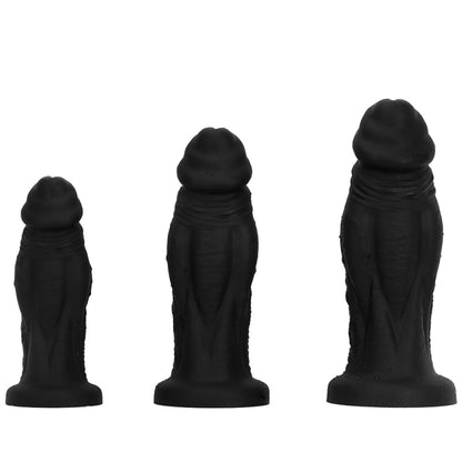 HUGE ANAL DILDO SILICONE REALISTIC GOLD 11 INCH