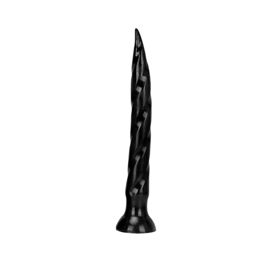 HUGE ANAL TOYS UNICORN SILICONE 18 INCH BLACK SOFT