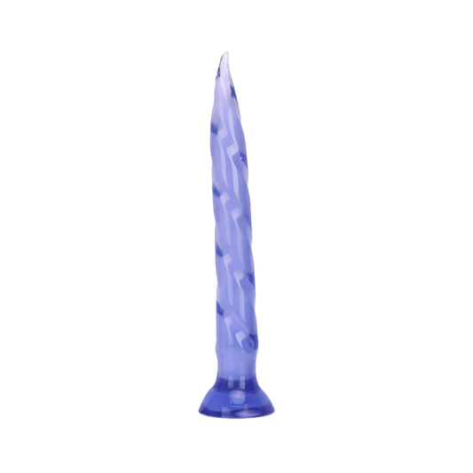 HUGE ANAL TOYS UNICORN SILICONE 18 INCH BLUE TAPERED