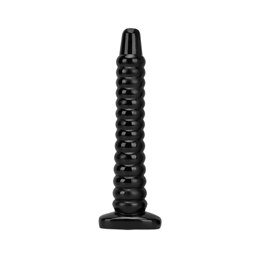 KNOTTED DILDO ANAL WEIRD PVC 13 INCH GIANT BLACK