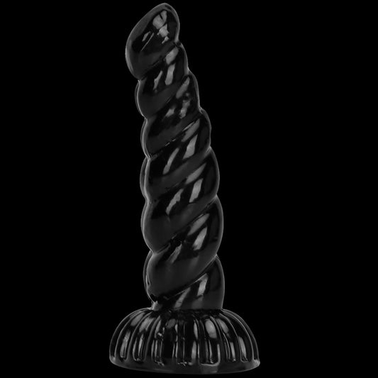 MONSTER DILDO ANAL HUGE PVC 10 INCH BLACK