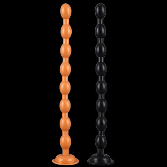 LONG ANAL DILDO SOFT SILICONE SUCTION 23 INCH