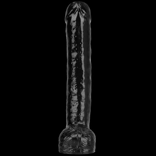 HUGE DILDO ANAL REALISTIC PVC 16 INCH BLACK