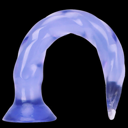 ÉNORME GODE LICORNE SILICONE 18 POUCES BLEU