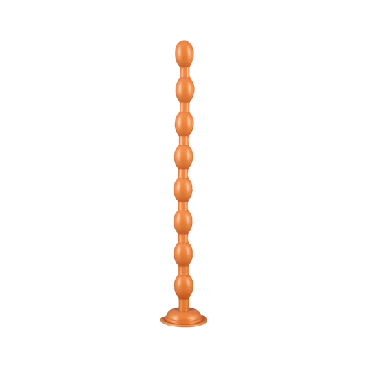 LONG ANAL DILDO SOFT SILICONE SUCTION 23 INCH
