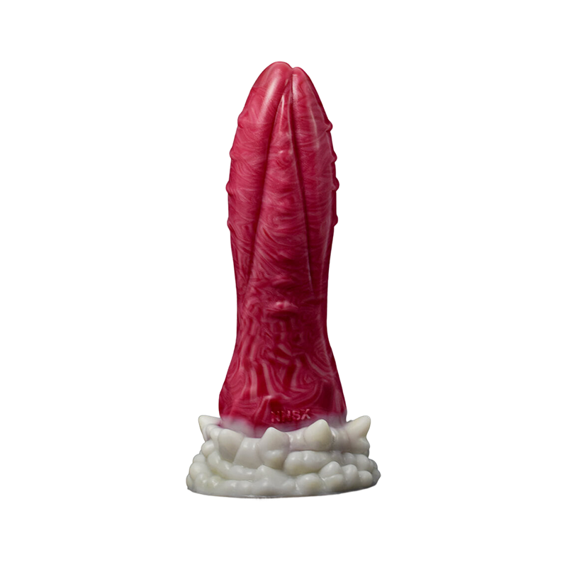 MOMSTER DILDO ANAL WEIRD SILICONE 8 INCH PINK