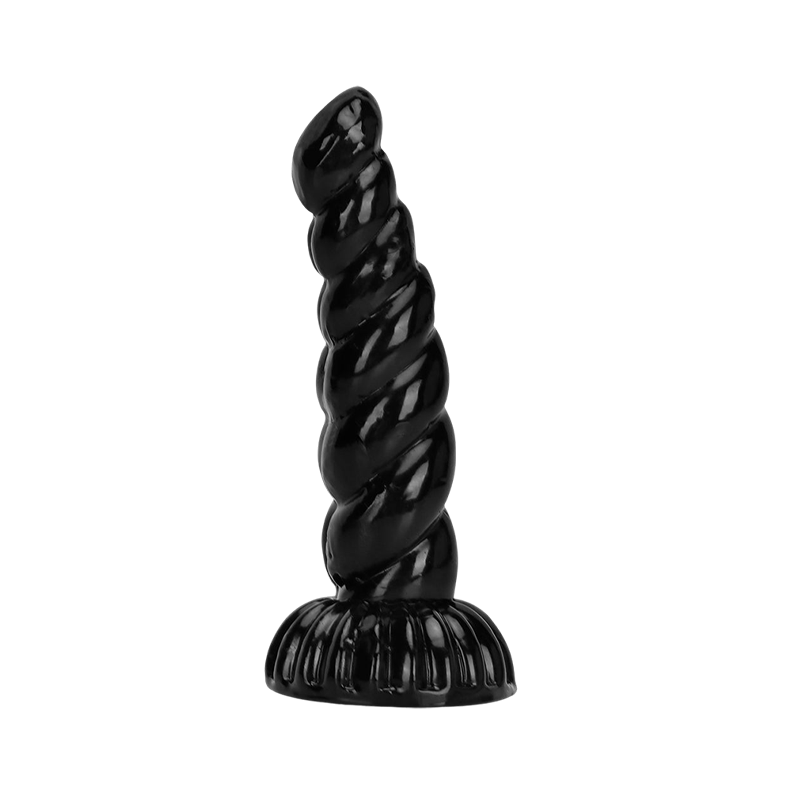 DILDO NOUÉ ÉNORME PVC 10 POUCES NOIR