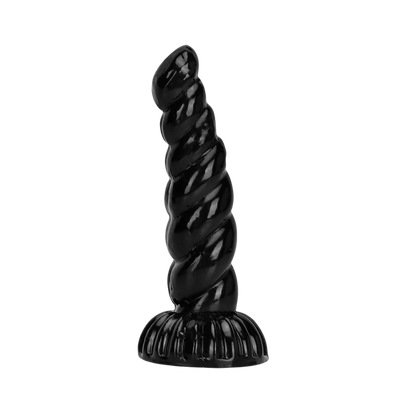 DILDO NOUÉ ÉNORME PVC 10 POUCES NOIR