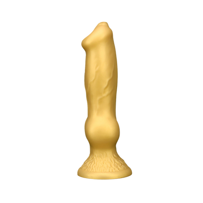 DILDO POUR CHIEN ÉNORME SILICONE 13 POUCES OR