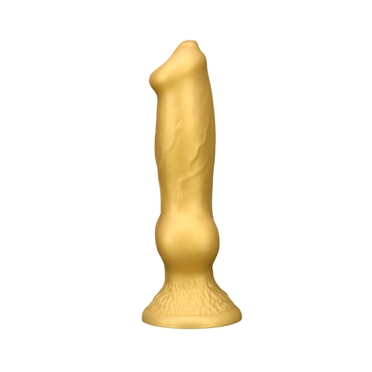 HUGE ANAL TOYS SILICONE 13 INCH GOLD