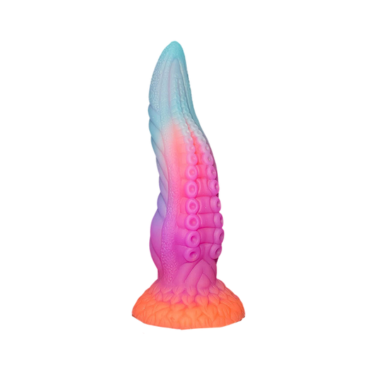 DILDO MONSTRE TENTACULE EN SILICONE 10 POUCES LUMINEUX