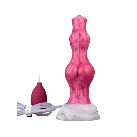 SQUIRTING TOYS ANAL DILDO MONSTER SILICONE 8 INCH PINK